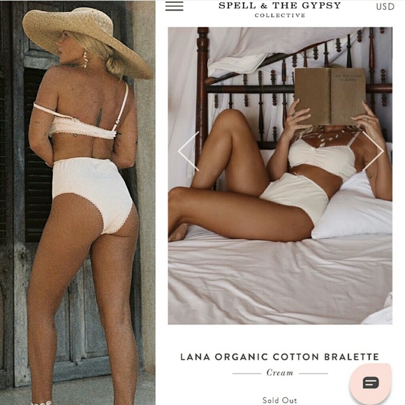 New spell designs Lana organic cotton bralette S - Picture 4 of 8